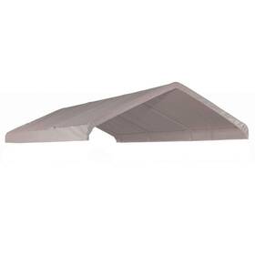 Shelterlogic 313114326325 Canopy Part 10ftx20ft White Replacement Cover With Uv-resistant Fabric