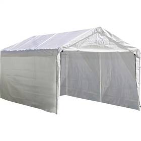 Shelterlogic 445015833893 10 Ft. W X 20 D Sidewalls And Doors Kit For Max Ap White Canopy With Uv-resi