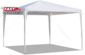 Simply-me 726084603615 10ft X Outdoor Canopy Gazebo White Party Wedding Tent Portable Wate