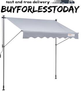 Skyshalo 445007483457 Toldos Retr Ctil 6.5 X 4 Ft Manual Para Patio Exterior Terraza Jardin De Sombra