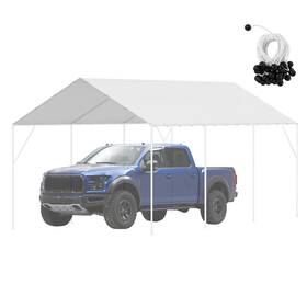 Ckpb10x20ftb3z2rrv0332 Skyshalo Kyshalo Canopy 118.11 Inch X 236.22 74.80ftft White Carport