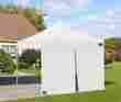 Sl15701 Shelter Logic Alumi Max Pop-up Canopy Solid One Piece Wall Panel With Center Zipper White 4431994111117