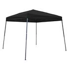 Slantop-10bl Trademark Innovations Square Replacement Gazebo Canopy Top For Slant Leg