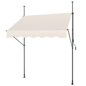 Zyp-m2 Smonter Manual Retractable Awning 78 Inch Non-screw Outdoor Patio Sunshade Shelte