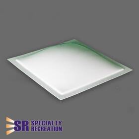N1818 Specialty Recreation - 18x18 Inner Garnish White Each