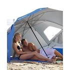 Sport Brella Beach Shade Umbrella Canopy Sun Shelter Outdoor Blue Soccer New 700786057037