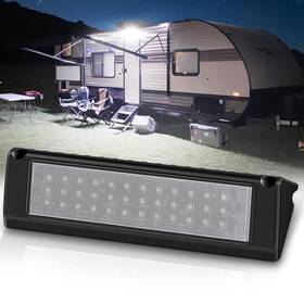 Ss-rpl-724 Ss Vision Rv Lights Exterior 9 Inch 54w Led Porch Utility Awning L