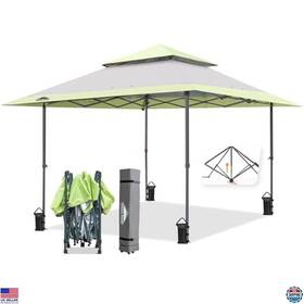 B07zsyfv52 Stanley 13x13 Pop Up Canopy Tent Instant Outdoor Shelter Easy Setup Gray 169 Sq Ft Shade