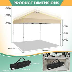 Store 445040032032 Outdoor Canopy Party Tent Ez Pop Up 10ft X For Camping Picnics Beach