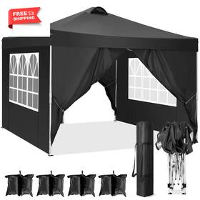 Store 744759697752 10ft X Straight Leg Pop-up Canopy Tent Easy Two Person Setup Instant Outdoor