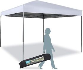 Straight Leg Canopy Heavy Duty Tent Steel Carport Portable Car Shelter 10x10 Ft