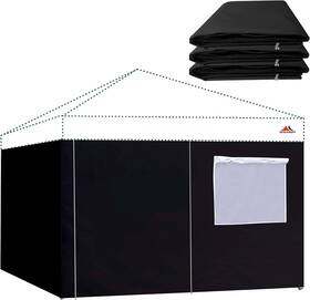 Ls0g287-3x3 Strong Camel 10x10ft Complete Closure Sunwalls For Any 10x10 Canopy Gazebo Tent All 4 Sides