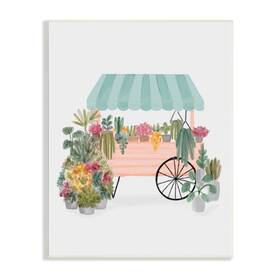 Stupell Industries 196216725704 Quaint Floral Succulents Potted Plants Wagon Canopy Design By Nina Muis Surf