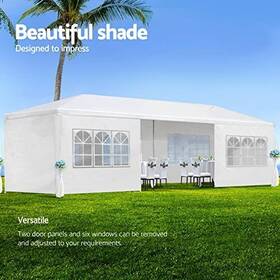 Suanqhome 760580565084 10ftx30ft Outdoor Canopy Tent Wedding Birthday Partytents With 8 Removable Side