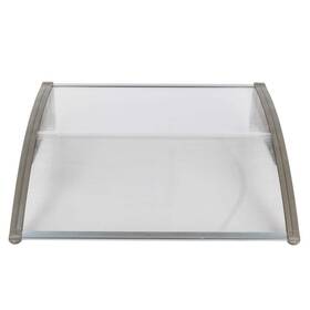 Tn216e-222 Sudzendf Window Awning 39.37 Inch X39.37 X9.84 Gray Canopy Cover Durable Outdoor