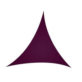 Toutd1737 Sudzendf 9.84 Ft. X Purple Triangle Shade Sail Awning Sunscreen Shelter