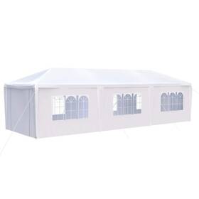Toutd2206 Sudzendf Canopy Tent 30 Outdoor Wedding Party With 8 Removable Sidewalls White