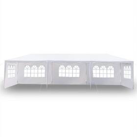 Toutd711 Sudzendf Canopies 30ftx10ft Outdoor White Gazebo Party Wedding Event Tent Iron