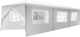 Sugift 313053796746 10ftx30ft Outdoor Canopy Party Tent White 8 Walls Steel Frame 50-person