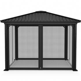 Mos001 Sumfaller Gazebo Replacement Netting Screen Mosquito Net Walls For 10 X Ft Ou
