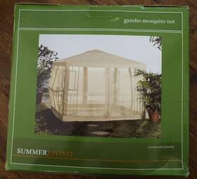 Summer Living 400891777201 Gazebo Mosquito Net Cover Only
