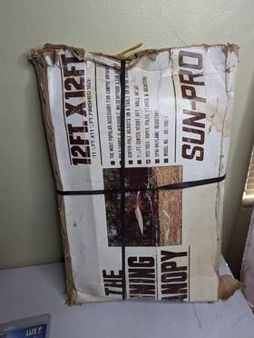Dc-100-1 Sun-pro Vintage Canopy Only 12x12 Inch The Dining Discontinued