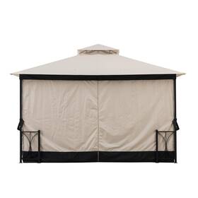 Sunjoy 841057183878 Replacement Curtain For 11x13 Belcourt Gazebo