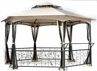 Sunjoy Walmart Canada Summer Foliage Gazebo Canopy Replacement Fabric Only 731882174366