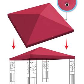 Wdg245-bgd Sunny 10x10 Ft Gazebo Replacement Canopy Top Single Tier Cover