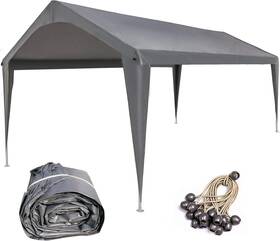 Sunnyglade 313115572578 10x20 Feet Carport Replacement Top Canopy Cover With Fabric Pole Skir