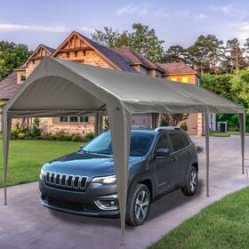 Sunnyglade 619988607134 10x20 Ft Heavy Duty Carport Canopy Outdoor Portable Garage Tent Boat Shelter