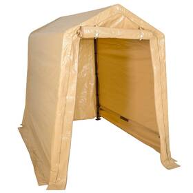Sunnyglade 619988607141 6x8 Ft Heavy Duty Storage Shelter With Roll Up Door Side Wall Kit Portable Ou
