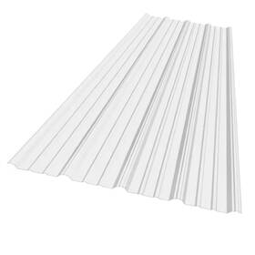 Sunsky 445028310312 38 Inch X 6ft 9 White Opal Corrugated Polycarbonate Roof Panel