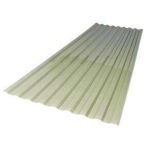 Suntuf 445001870819 26 Inch X 6ft Misty Green Polycarbonate Roof Panel Durable For Decks Patios Carport
