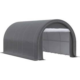 Cphd10x16sg17 Superb Goods Portable 10x16 Carport Canopy Shelter With Large Zipper Door And Anti-uv Pe Cover