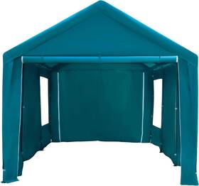 Cphd10x20sg5 Superb Goods Portable 10x20 Carport Garage Shelter With Doors And Sidewalls For Car Boat Or Party