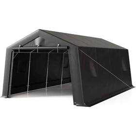 Cphd12x20sg12 Superb Goods 12x20 Ft Heavy Duty Carport Canopy With Roll-up Zipper Door And Steel Frame Shelter