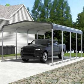 Cphd12x20sg13 Superb Goods 12x20 Ft Heavy Duty Metal Carport Canopy With Galvanized Steel Roof Outdoor Garage