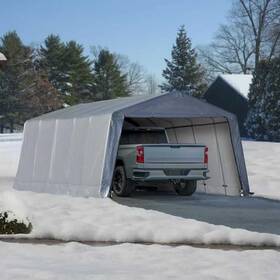 Cphd12x20sg18 Superb Goods 12x20 Ft Heavy Duty Carport Garage Shelter With Steel Frame And Uv Waterproof Cover
