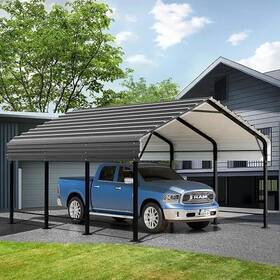 Cphd12x20sg21 Superb Goods Heavy Duty Metal Carport Garage Shelter With Galvanized Steel Roof And Frame Canopy