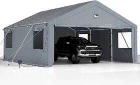 Cphd12x20sg6 Superb Goods 12x20 Ft Heavy Duty Carport Garage Tent With Removable 180g Sidewalls And Canopy Roo