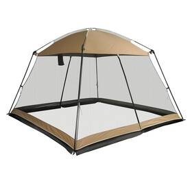 Superrella 769894963555 Screen House 10x10 Ft Square Camping Canopy Tent Sun Shade Gazebo Shelter For Ou