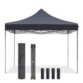 Sweetcrispy 722898006857 Canopy Tent 10x10 Pop Up Heavy Duty Tents For Parties Backyard