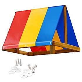 Swing Set Replacement Tarp 52inch X 90 Multicolor Playground Roof Bac