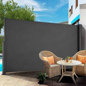 Tackview 198290531509 Retractable Side Awning Outdoor Privacy Screen For Patio 118 Inch X63 Folding De