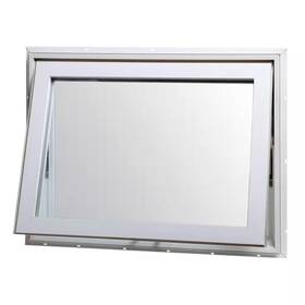 Tafco Windows 445003266221 Awning Window Vinyl Venting 32 X 24 Inch Top Hinge Bathroom House Vent Fresh Air