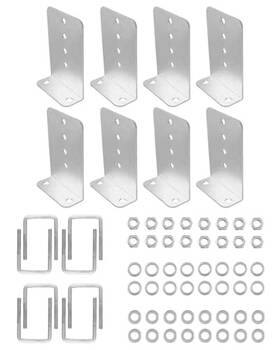 Plpbtbtke0416 Takemyparts 8 Pack Inch L-type Boat Trailer Bunk Brackets Suitable For 3x3 Crossmembers