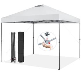 Tangkula 798470404939 10x10 Ft Pop Up Canopy Easy Set-up Instant Tent With Center Lock Carry Bag