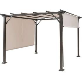 Am10367hm Tangkula 2 Pieces 16x4 Ft Universal Canopy Outdoor Pergola Roof Top Cover With Heavy Duty