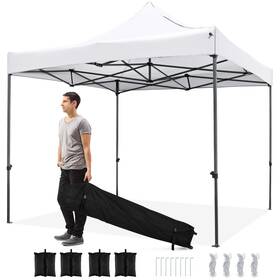 Am12074hm Tangkula 10x10 Ft Pop Up Canopy Instant Setup Outdoor Tent With Heavy-duty Carbon Ste